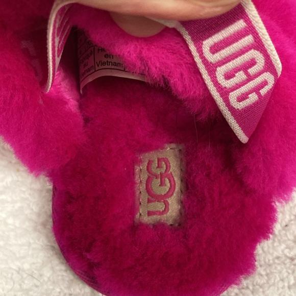 Ugg fluff yeah slide rock pink toddler 4/5 - Picture 4 of 8